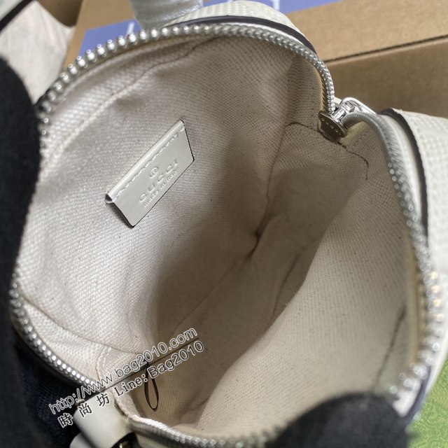 Gucci2021新款包包 古馳白壓全皮迷你手袋 Gucci無邊序曲系列小挎包 658553  ydg3039